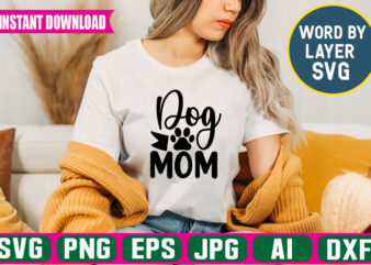 Dog Mom Svg Vector T-shirt Design