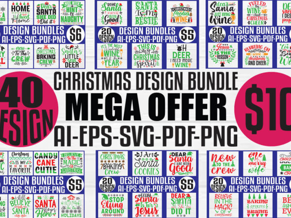 Christmas t-shirt and svg design bundle Christmas t-shirt and svg design bundle