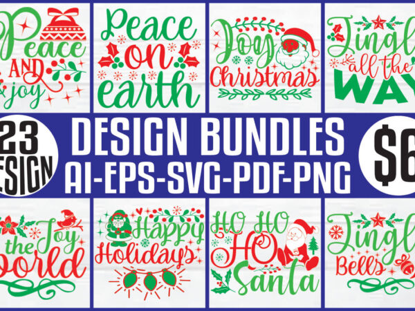 Christmas t-shirt and svg design bundle Christmas t-shirt and svg design bundle