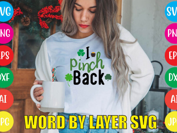 I pinch back svg vector for t-shirt