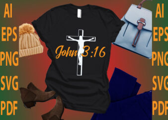 John 3:16 vector clipart