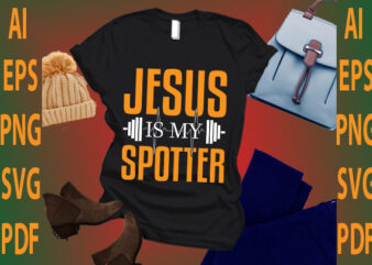 Jesus is my spotter vector clipart