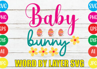 BABY BUNNY svg vector for t-shirt