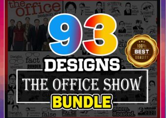 The Office Show svg, 93 Files Design, BUNDLE svg, SVG For Cricut, SVG Silhouette Dxf, Png 885550991