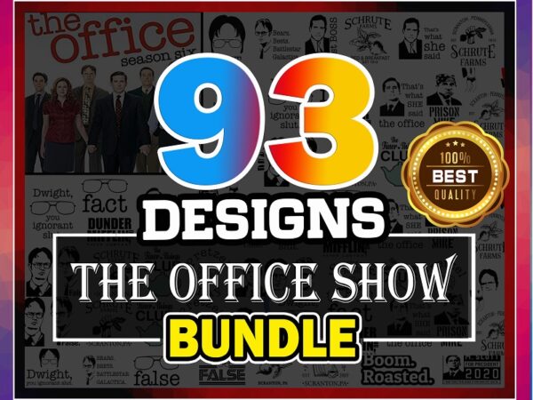 The office show svg, 93 files design, bundle svg, svg for cricut, svg silhouette dxf, png 885550991