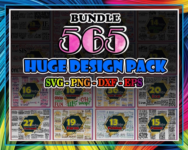Bundle 565 Huge Design Pack Svg, Lovely Bundle Pack Svg, SVG Dxf Eps Bundle, Clipart Svg, Files for Cricut Files Cut Files, Ðigiatl Download 812068013