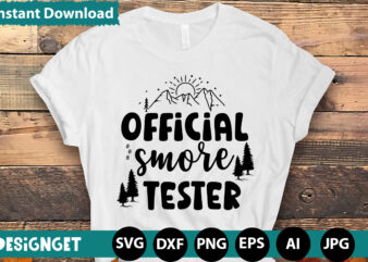 Official Smore Tester svg vector for t-shirt