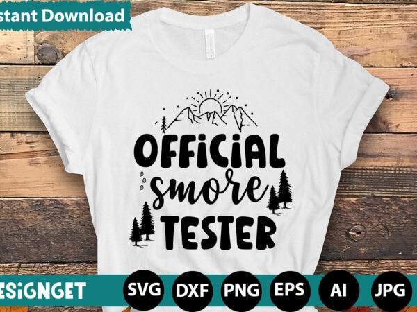 Official smore tester svg vector for t-shirt