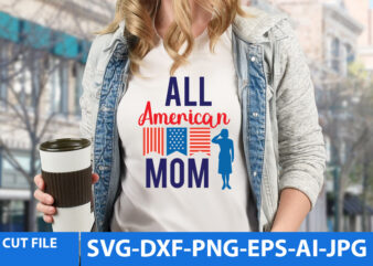 All American Mom Svg Design