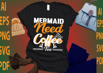 mermaid need coffee too