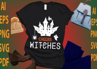 cheers witches t shirt vector file