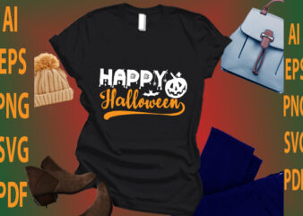 happy Halloween graphic t shirt