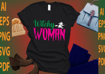 witchy woman t shirt design for sale