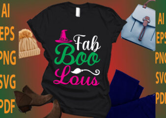 fab boo lous t shirt graphic design