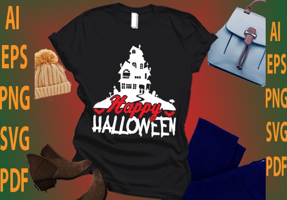 Happy halloween graphic t shirt