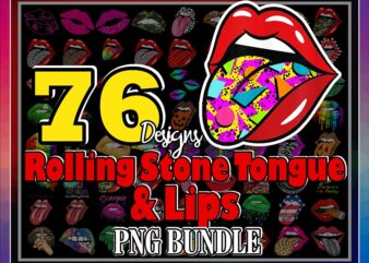 Bundle 76 Rolling Stone Tongue and Lips PNG Bundle, Leopard tongue PNG, Rolling stone, Tie Dye Tongue Png, October Queen, Instant Download 925268334