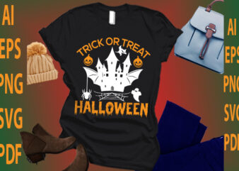 trick or treat Halloween t shirt designs for sale