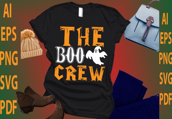 The boo crew t shirt designs for sale