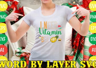 I Need Vitamin Sea svg vector for t-shirt