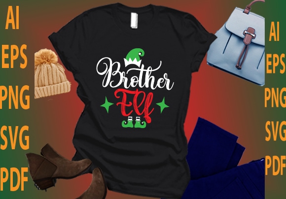 Brother elf t shirt template