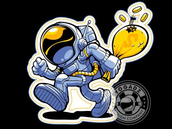 Astronaut 28 t shirt vector