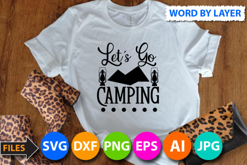 Let’s Camping Svg Design