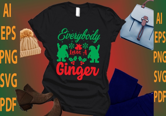 Everybody loves a ginger vector clipart