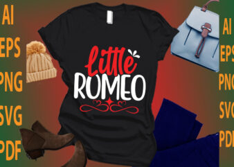 little Romeo t shirt vector graphic