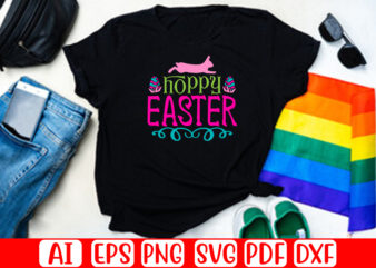 Hoppy Easter – Easter T-shirt And SVG Design