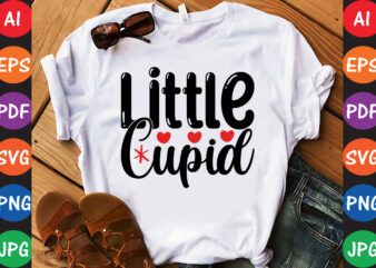 Little Cupid – Valentine T-shirt And SVG Design