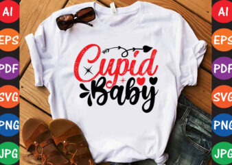 Cupid Baby – Valentine T-shirt And SVG Design