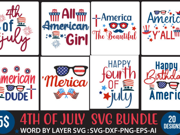 Happy 4th Of July svg vector for t-shirt - Buy t-shirt designs