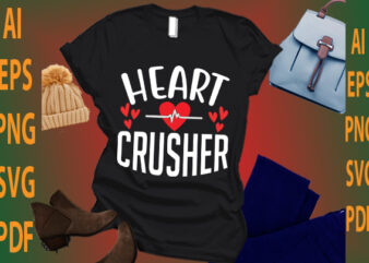 heart crusher graphic t shirt