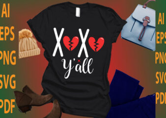 xoxo y’all graphic t shirt