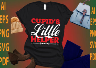 cupid’s little helper t shirt vector file