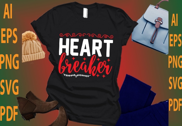 Heart breaker graphic t shirt