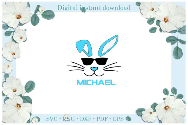 Easter Day Gift, Cool Bunny Boy Name Diy Crafts Svg Files For Cricut, Silhouette Sublimation Files, Cameo Htv Print
