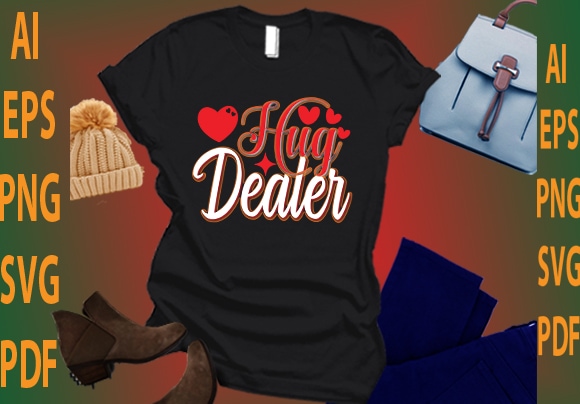Hug dealer graphic t shirt