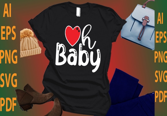 Oh baby t shirt design online