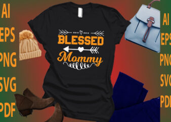 blessed mommy t shirt template