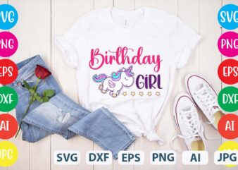 Birthday Girl svg vector for t-shirt