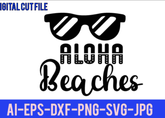 Aloha beaches T Shirt Design
