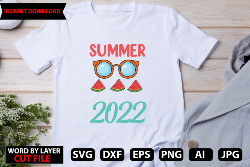 Summer 2022 t-shirt design vector,Hello Summer Tshirt Design, png download, t shirt graphic, png download, digital download, sublimation