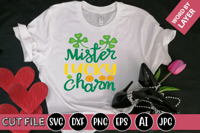 Mister Lucky Charm SVG Vector for t-shirt