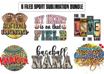 Baseball Sport Bundle Tshirt Design