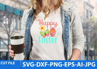 Happy Easter Svg Cut File