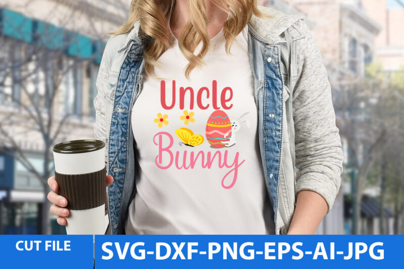 Uncle Bunny T Shirt Design