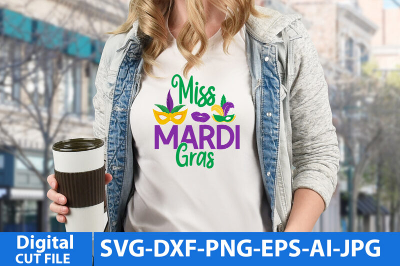 miss Mardi Gras T Shirt Design