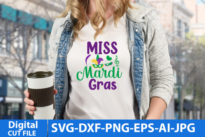 Miss Mardi Gras T Shirt Design