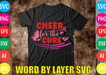Cheer For A Cure svg vector for t-shirt